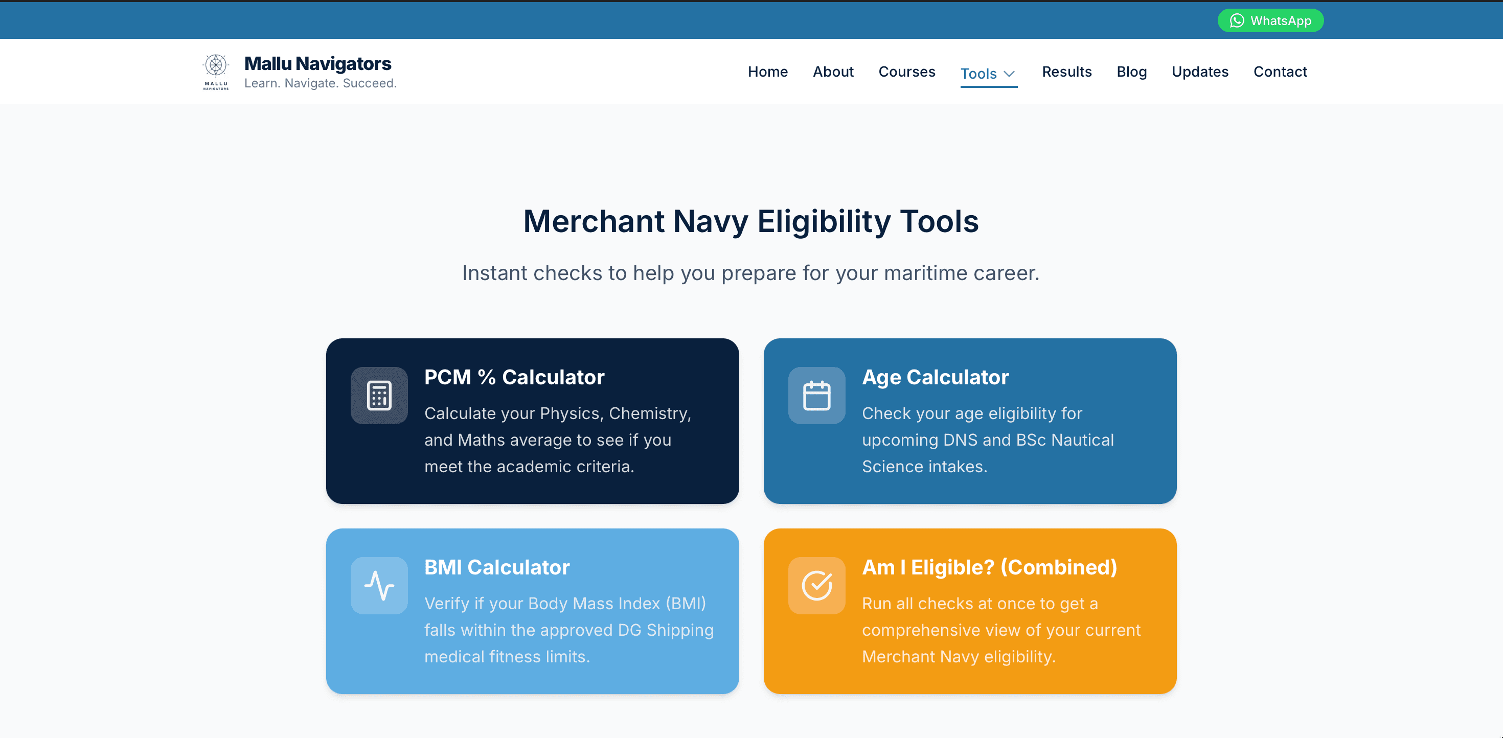 Mallu Navigators | Merchant Navy Coaching Platform screenshot 1